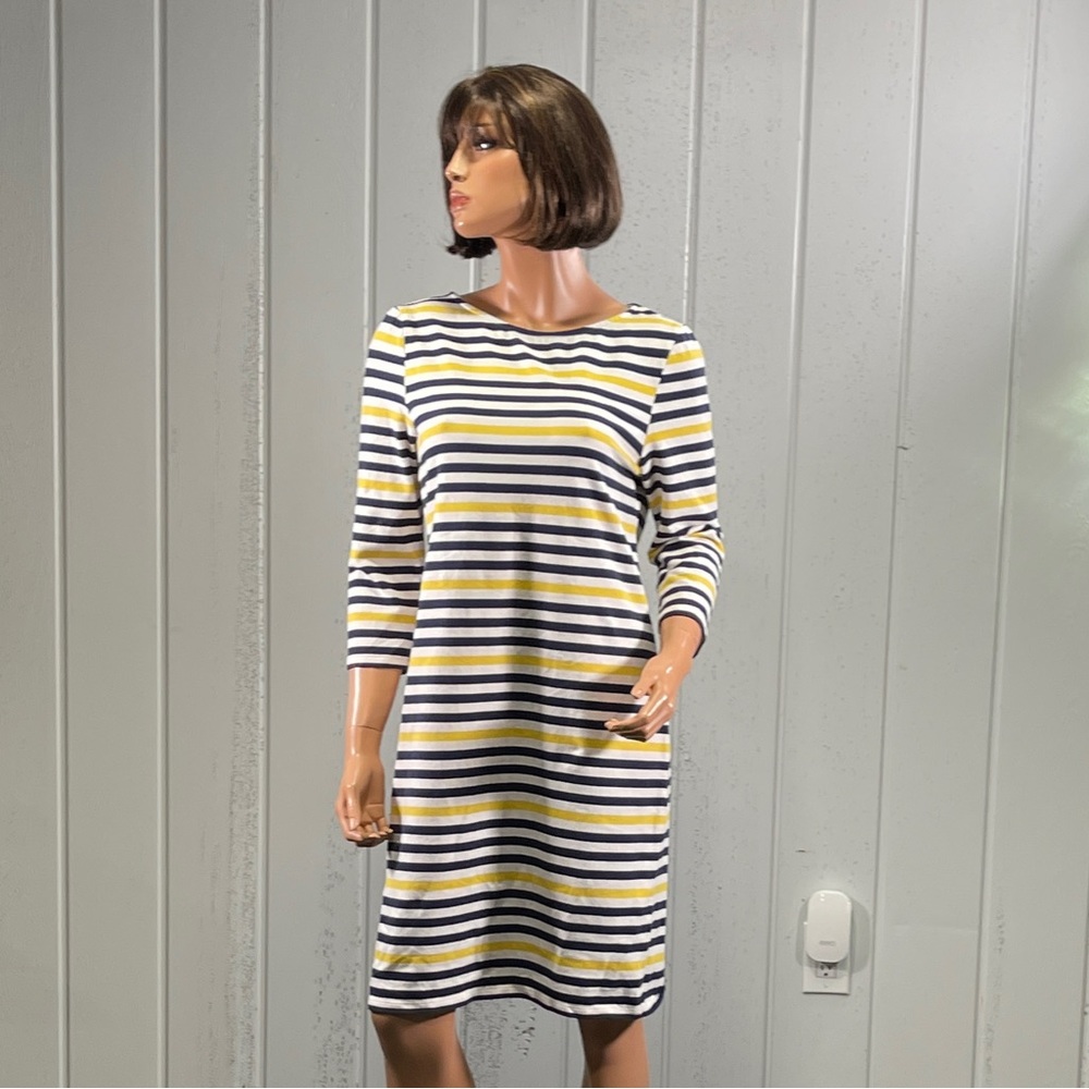 *IMNYC Women’s Striped 3/4 Sleeve T-Shirt Dress Sz M